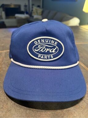 Ford Blue Cap with White Rope and Patch-like new condition